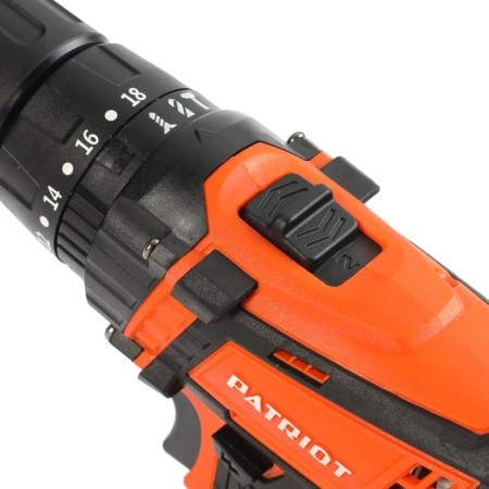 Drill-shuruvumvets Patriot Br201US-H, 20 V, Lion, 2x2 Ah, 30 Nm, shock-5