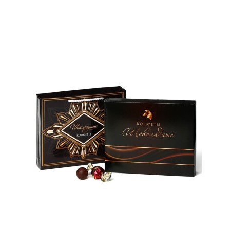 Chocolate sweets "Black-gold", 150 g-1