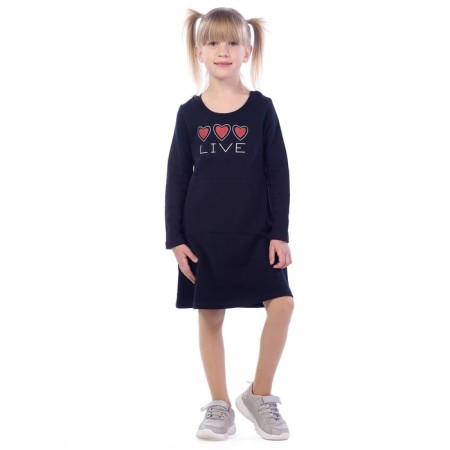 Baby dress Live, height 104 cm, dark blue color