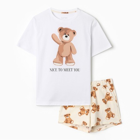Female pajamas (T-shirt and shorts) KAFTAN "Bear" size 40-42-4