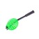 Folding “Techno” scoop with plastic handle, green color