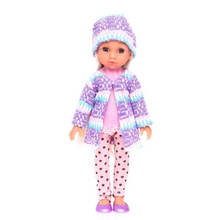 Classic Isabella doll in a fur coat with accessories, mix-1