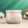 Kashpo "Martin bag" round, 9x9x7cm, white