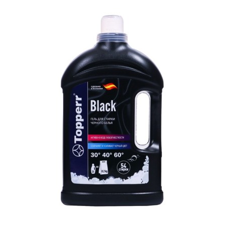 Topperr Contractor for washing black linen, Black, 3 liters