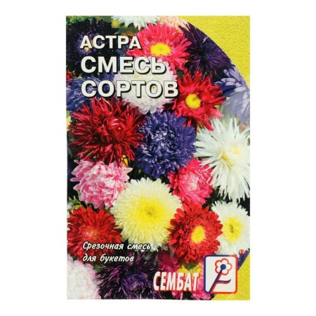 Astra flowers, a mixture of varieties, 0.2 g-2