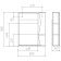 Mirror Bathroom Cabinet Iceberg Wave 1-55, Left
