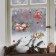 Vinyl stickers on the windows "Bullfins", reusable, 20 x 34.5 cm, New Year