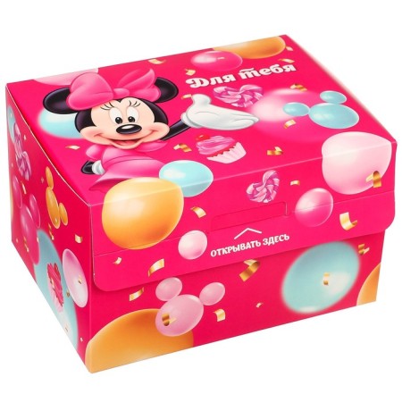 Gift box-boom, folding, 20x15x12.5 cm, Minnie Mouse-4