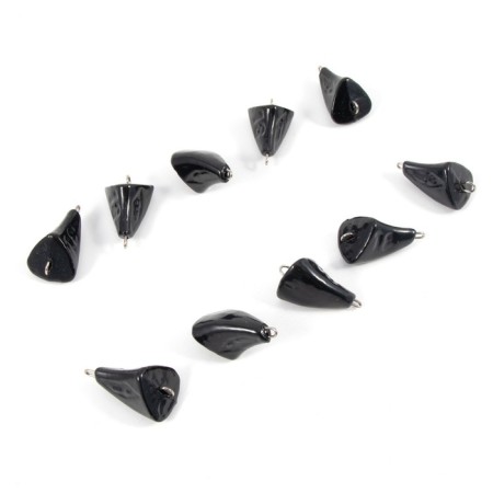 Cargo of a bullet-exentric painted pissy Yaman 10 pcs., 18 g, black-3