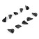 Cargo of a bullet-exentric painted pissy Yaman 10 pcs., 18 g, black