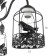 Chandelier 669622/3 E27 40W Black 59x59x33 cm Bayerlux
