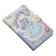 Gift notebook, A6, 112 sheets, color block, with a curly knife, PVC cover, "anime", mix