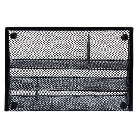 Chancellery stand, 5 departments, mesh, metal, black-2