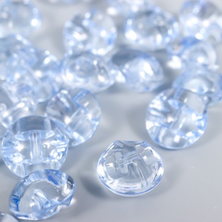 Buttons plastic on the midnight "Blue crystal" 1.3x1.3 cm set 35 pcs 4.8x3.7x3.7 cm-2