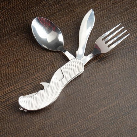 Tourist set "Traveler" 4V1: Silver