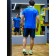 Sports T -shirt male ise, size 52, blue color