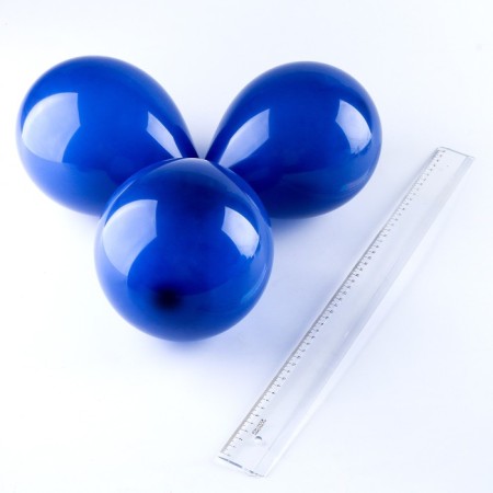 Latex ball 5 ”, pastel, set 100 pcs., Color Dark Night (Night Blue)