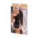 Candy Girl dress with open shoulder, OS size, black color