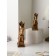 Set of figures "Horse head", polystone, 41 cm, 2 pcs, color gold