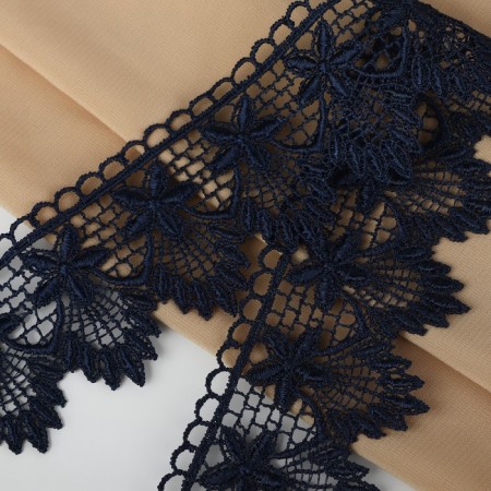 Hypure lace, 49 mm × 11 ± 1 m, dark blue color-1