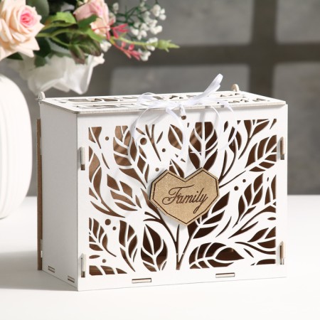 Family Bank "Styl", 21.5 x 13.5 x 17.5, white, MDF
