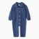 Combine Knitted Minaku, height 62-68 cm, blue color