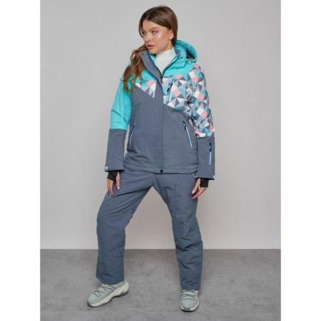 Ski suit, size 44, turquoise color-19