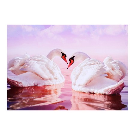 Picture on the canvas "Swans" 50*70 cm