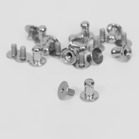 Holster screw d = 5/8 × 9 mm, 10 pcs, silver color-1