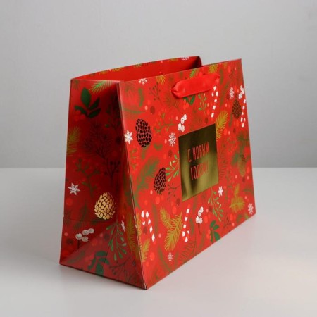 Laminated horizontal "Magic time", MS 23 x 18 x 10 cm, New Year-1