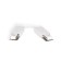 Connector is flexible single -phase to connect track tire pipelines GL7087 WH White