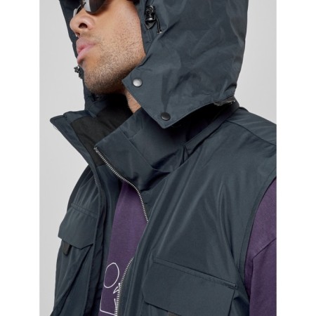 Luy jacket transformer male winter, size 56, dark blue color-17