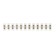 The terminal block of screw, 12 sections, 2.5-6 mm², 10 A, polyethylene, white, set of 10 pcs.