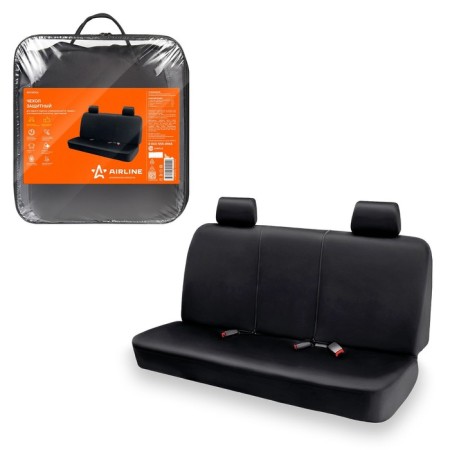 Protective AIRLINE cover for the rear seat, universal, moisture -proof, set 3 objects