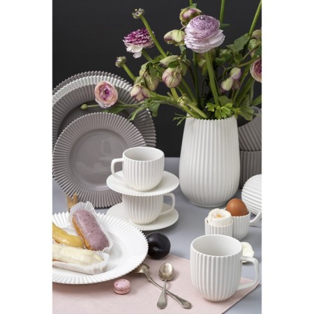 TKANO EDGE vase, 20 cm, white color-1