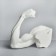 Gypsum figure hand bent at the elbow, 36.5 x 14 x 41.5 cm