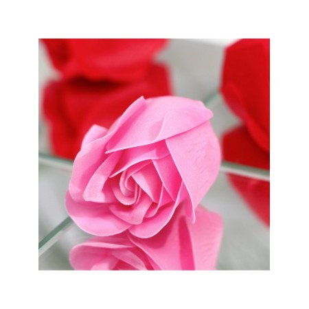 Soap roses, red and pink, set of 11 pcs.-7
