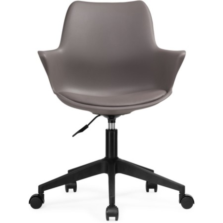 Computer chair tulin plastic/eco -leather, black/gray 60x60x83 cm-1