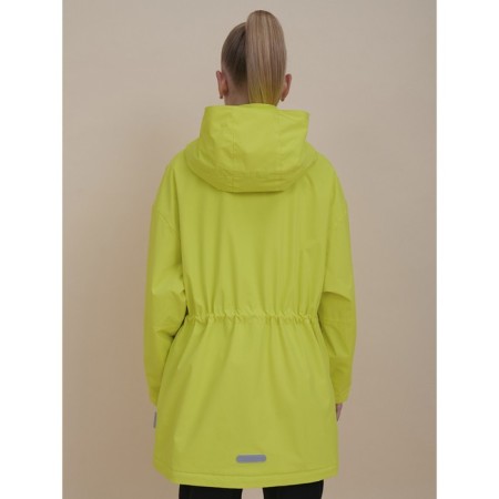 Vetrovka for girls, height 128 cm, lime color-9
