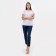 Women's T-shirt Basic Line Color White, rr 52