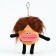 Soft toy "Troll-Gubastik" on the key fabric, 10 cm