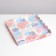 Cookie box, confectionery packaging with PVC lid, “abstraction”, 21 x 21 x 3 cm