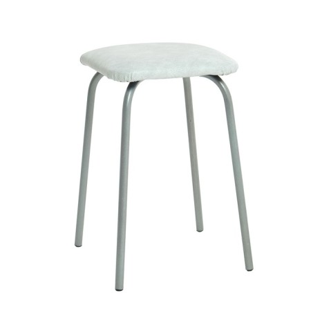 Star "economy" square, silver metallic/white marble