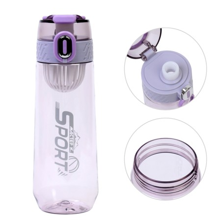 Water bottle, 750 ml, Sport, purple