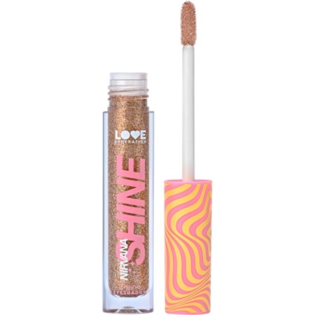 Eye shadows liquid Love Generation Nirvana, tone 01 brown-golden