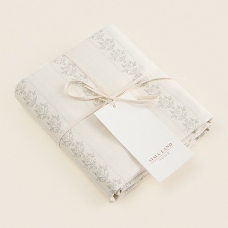 Set of pillowcase SL Home Floral Pattern 50*70+3 cm - 2 pcs, satin, 140 g/m2, 100% cotton-1