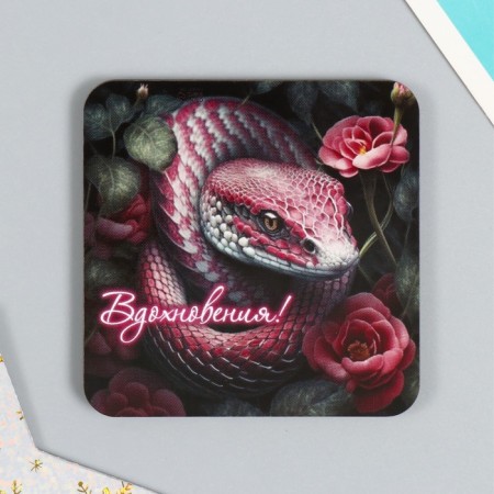 Magnet tree "Flower snakes" 7x7 cm mix 5 types-2