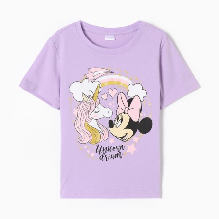 Children's T-shirt "Unicorn" Minnie Mouse, height 86-92, lilac-5