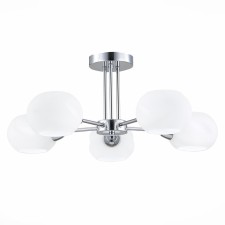 Ceiling EVOLUCE lamp. SLE104302-05. Lanta. 5x40 watts, E14, 59x59x24 cm, chromium color