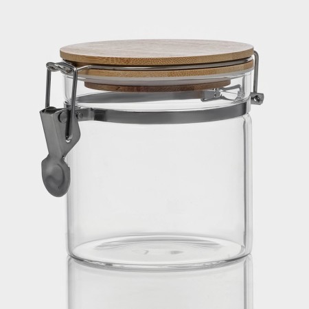 Glass Bank for bulk products with Eco Buggel Castle, 650 ml, 10 × 11 cm